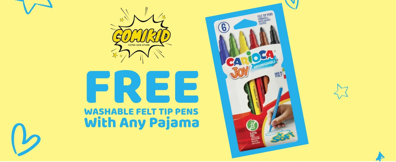 Free Washable Tip Pens
