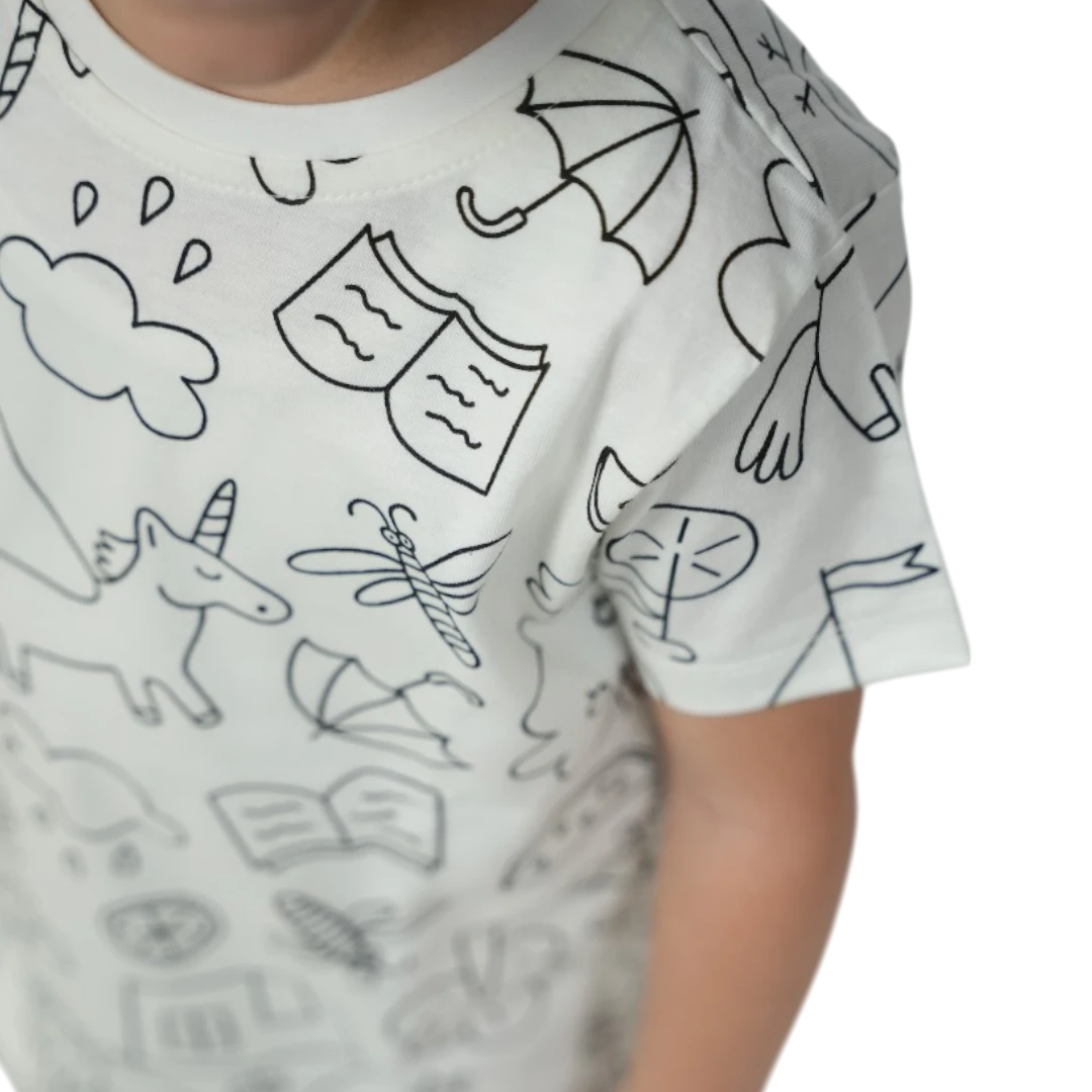 Comikid Pajama Sets for Kids Crew Neck Short Sleeve